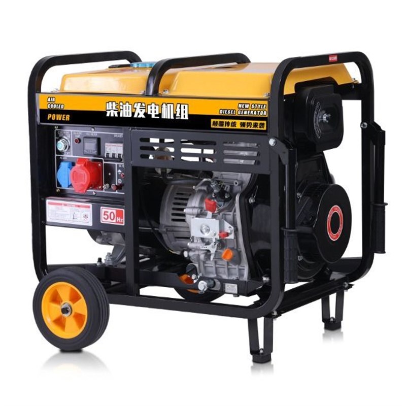 德国进口柴油发电i机小型家用3kw5kw8kw户外便携发电机组220V三相