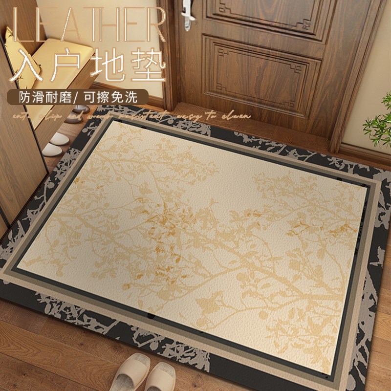 法式复古中古风入户门o地垫2025新款门口进门垫子玄关耐脏免洗地