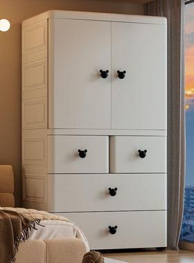 新儿衣70童双开门30185抽屉式收纳柜简易衣柜家居五柜储柜物加斗