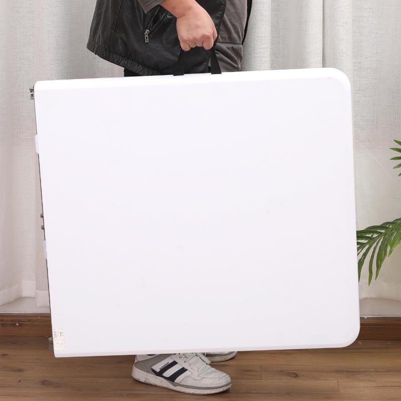 YOU户摊外叠桌子家用折折叠桌椅简易便携式摆桌长方形条桌学餐习