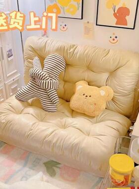 懒人沙睡发躺可阳可台人沙发床折叠两用AFL卧室单双沙发椅休闲榻