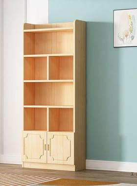 实IDT木架组书柜客厅多合层置物架办公储物柜书地简易学生儿童落