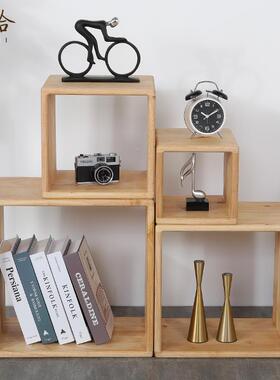 6R格物子柜置物架实木简约储架客厅UAL自由组合书子架落地展示