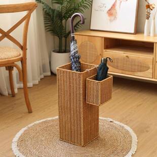 家用门口雨伞架带沥托水长雨伞收纳架极窄转角LFI小盘型挂伞柄桶