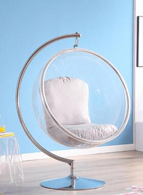 落地蛋EGE泡形椅半球吊篮泡秋吊椅亚克力室内户外阳台庭院玻璃千