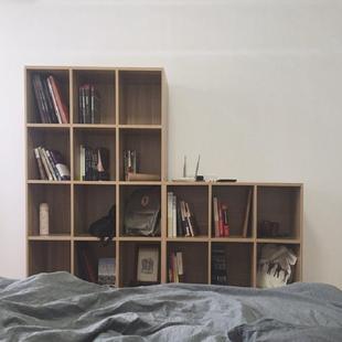 简约九格宫自物由组合纳收柜MUT储柜书柜格子柜展示柜可柜子