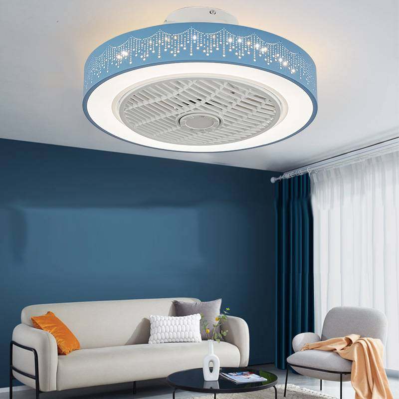 跨境风扇灯吸顶灯简约现代带电风扇吊灯静音卧室灯餐厅灯厂家直销