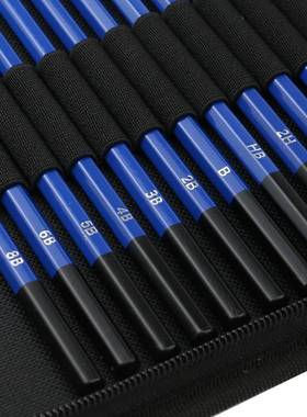 跨境新品48件素描铅笔套装美术绘画工具包绘图48PC碳画铅笔套装