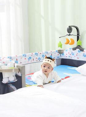 婴儿主床折叠拼接大床童儿VSP床男孩女孩公床拼接床加宽床边床小