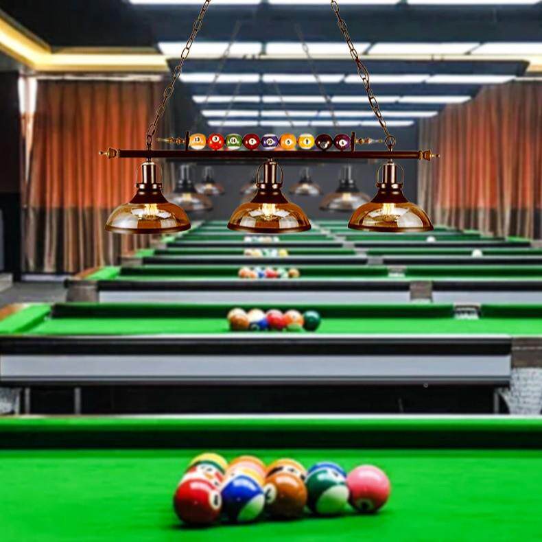 美式复古灯业创店意桌厅球铁艺吊灯654餐客厅吧台桌球馆服装个性