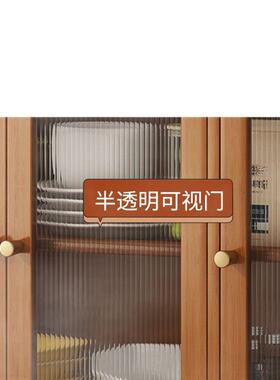 餐边能柜靠墙多功厨PIL房橱简约代轻奢碗柜茶水柜现家用客储柜物