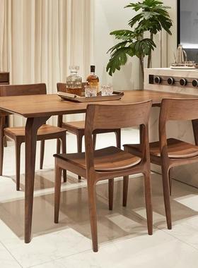 白蜡用木椅现餐代简约家20款25新实木椅子靠背椅凳子无ZL-36880扶