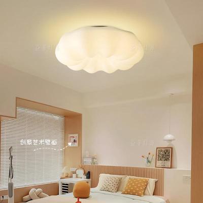 奶油风吸顶灯全光A2251谱南瓜浪卧室灯云现朵代简约主卧室灯漫房