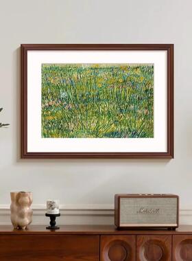 《繁花绿》法天式中古风客卧厅装饰画春色ZXH25080花卉餐厅挂画室