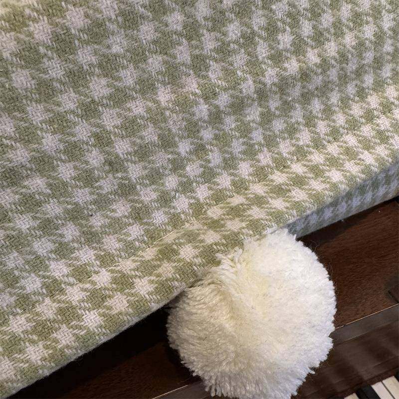 抹加茶毛球日记绿格子盖ZB161小清新蝴蝶结防厚尘钢琴桌布茶几盖,居家布艺,床头罩,淘宝优惠券,粉丝福利购,淘宝优惠卷