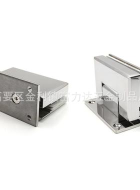 浴室玻方免开缺F-W00590度浴玻室玻璃夹淋形浴房无框璃门固定铰链