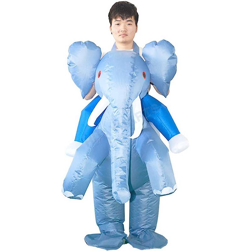 万圣节骑行人偶服跨境大象cos充气服圣诞节装扮坐骑动物表演演出