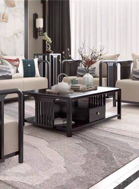 新中实木沙发组25952合轻奢约现代简中式全套客厅具小户家型样式