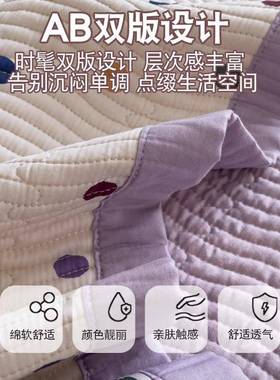 夏季ASY202532类代尔天床盖三件套2丝025新款夹棉榻榻米莫床单大