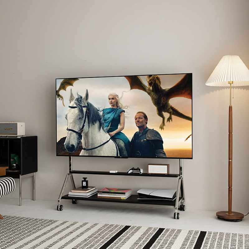 ? 盾山可移动电视支架落地304不锈钢 60-85寸电视可用客厅卧