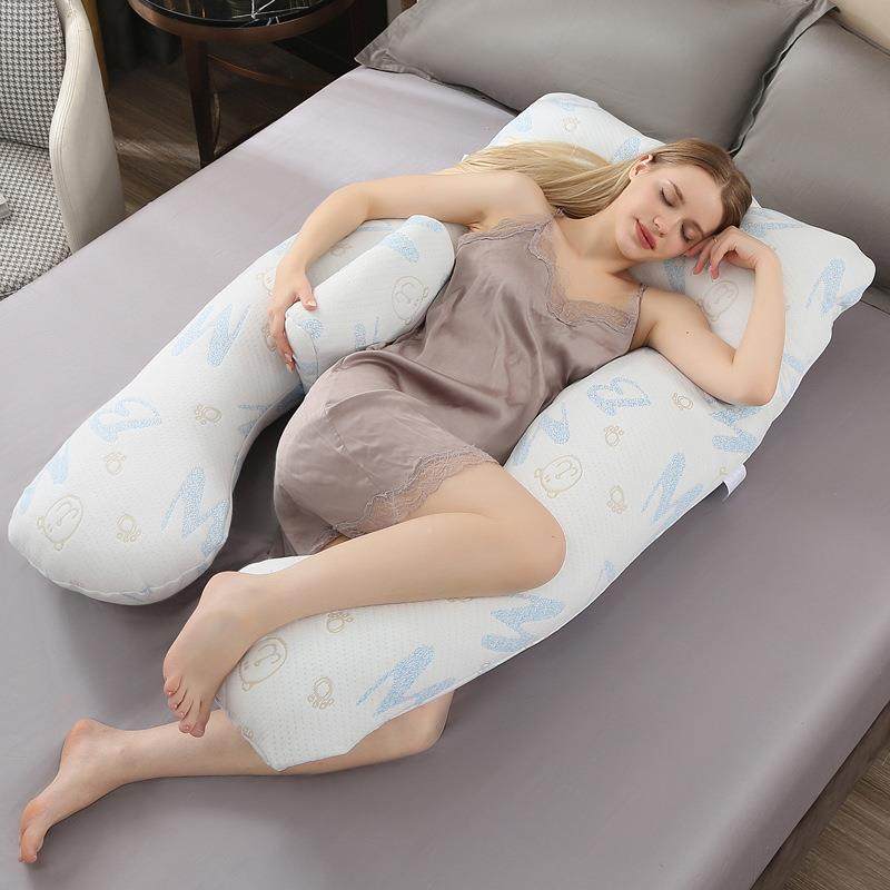 工境U型孕妇枕头侧卧枕可拆洗垫跨U型枕午睡枕靠腰YFZ22698枕厂抱
