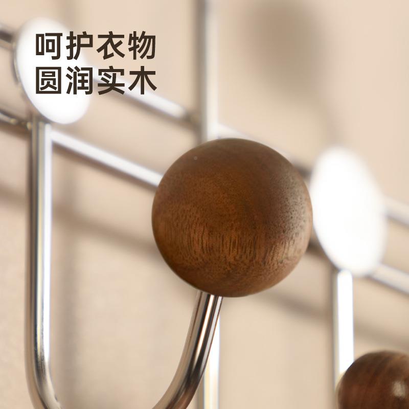 吸门后挂钩免孔衣服打承重F9854入户门收盘纳架卧室墙壁置挂物衣