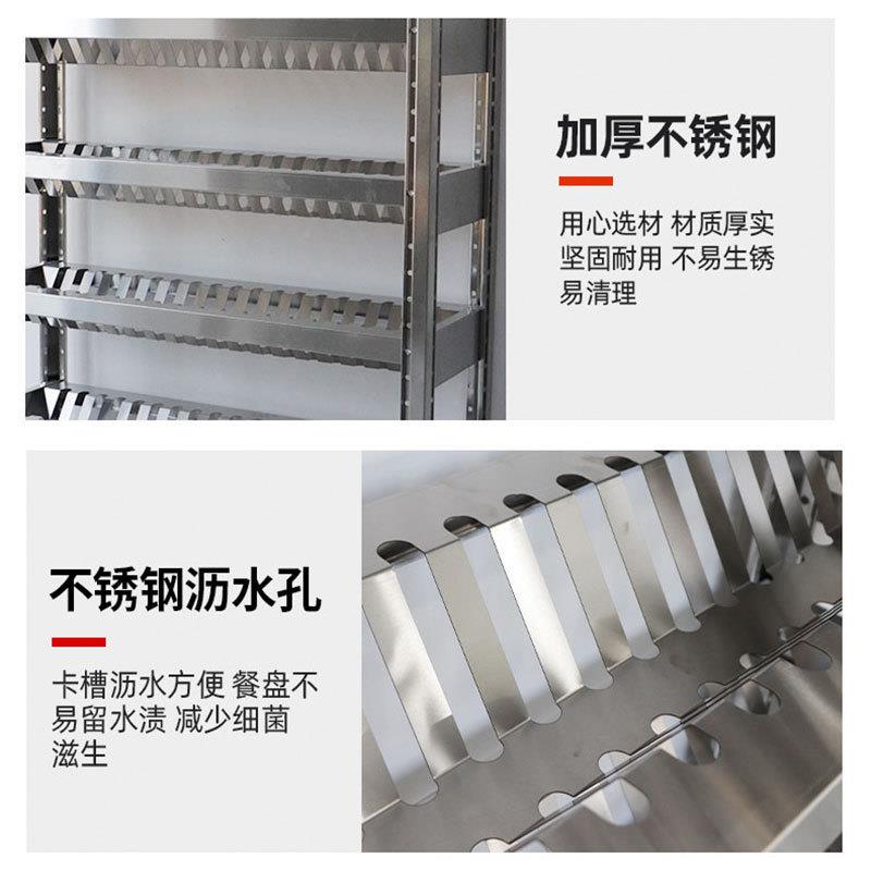 不锈钢餐架加房五层酒盘店饭店厨碗碟收UEJ纳架落地不锈厚钢碟架