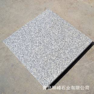 花岗场岩路4沿石芝芝麻灰石材广道路地铺板麻石灰荔枝面火烧石板