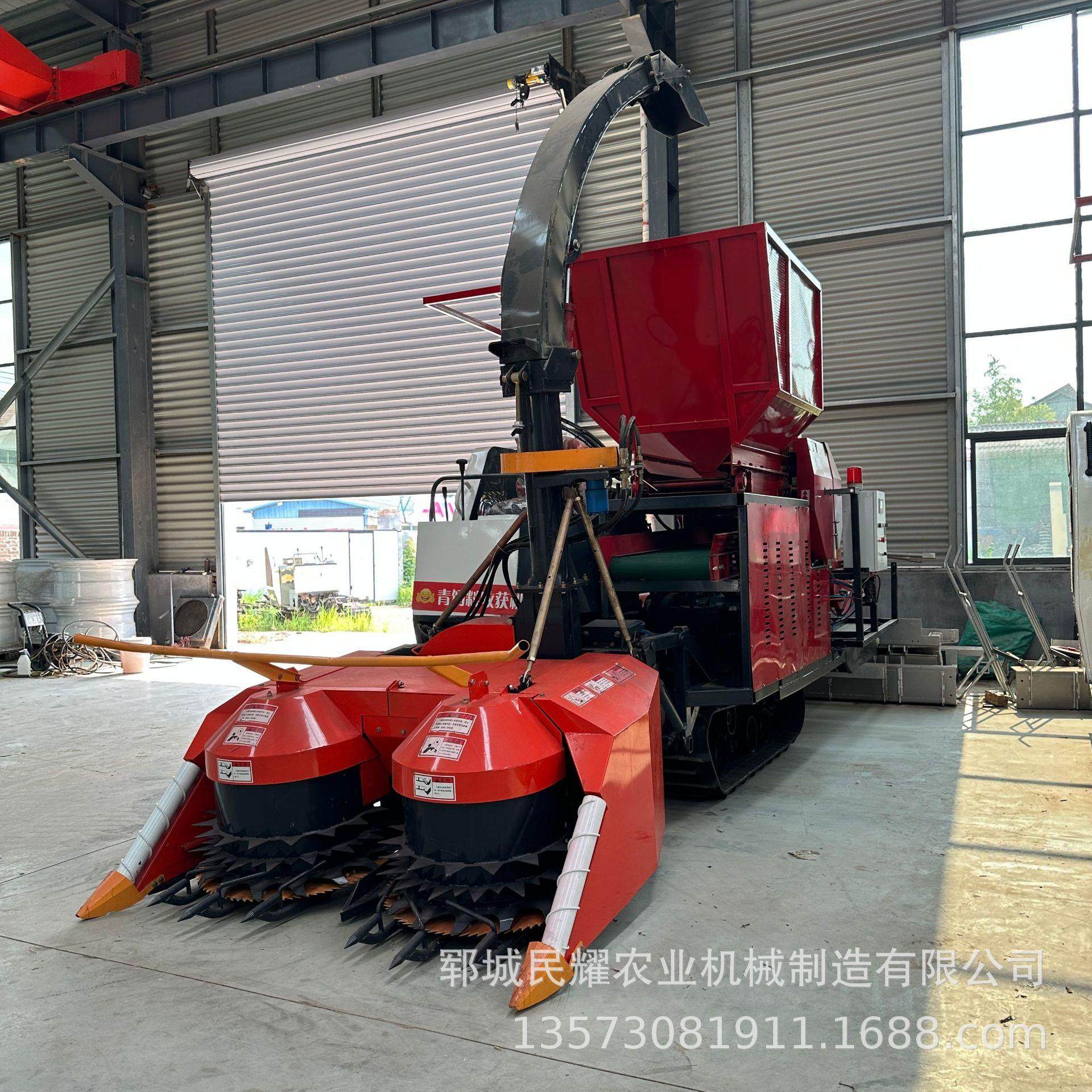 履带式青储玉米秸秆收割打捆包膜一体机自走式青贮牛羊饲料包膜机,农机/农具/农膜,农产品加工设备,淘宝优惠券,粉丝福利购,淘宝优惠卷