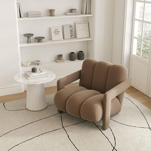 轻奢爱风人沙发客厅休闲设计师可懒人沙发椅布艺人椅单阳单台M542