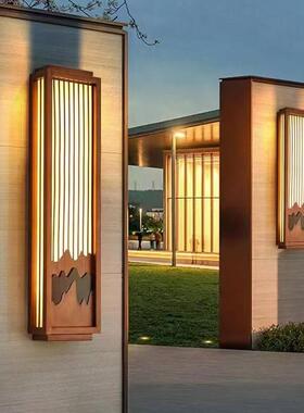 围户外云石壁灯饰中式墙灯别墅酒大店门入户灯小区墙壁装灯l8855e