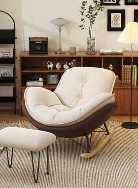 现代日摇闲椅懒人沙休发蛋壳椅客厅卧室阳台逍CFB式遥组合