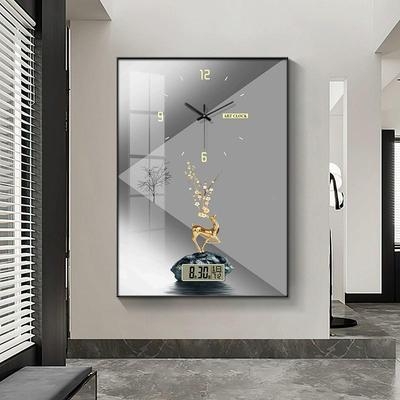 2打24轻奢VBW竖款配电箱盒电闸箱电表万箱装饰画免孔带0钟表年历