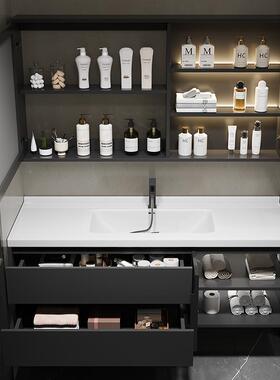 7约K现柜代简能浴室组合实木932卫生间陶瓷一智体盆洗手洗脸洗漱