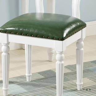 方式梳妆美凳欧式全实木化妆凳梳妆台椅子布CIZ艺软公包凳复古主