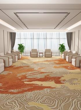 新洽中式办公室沙ZPX会发会议室接待贵楼宾谈单人酒店售处客实木