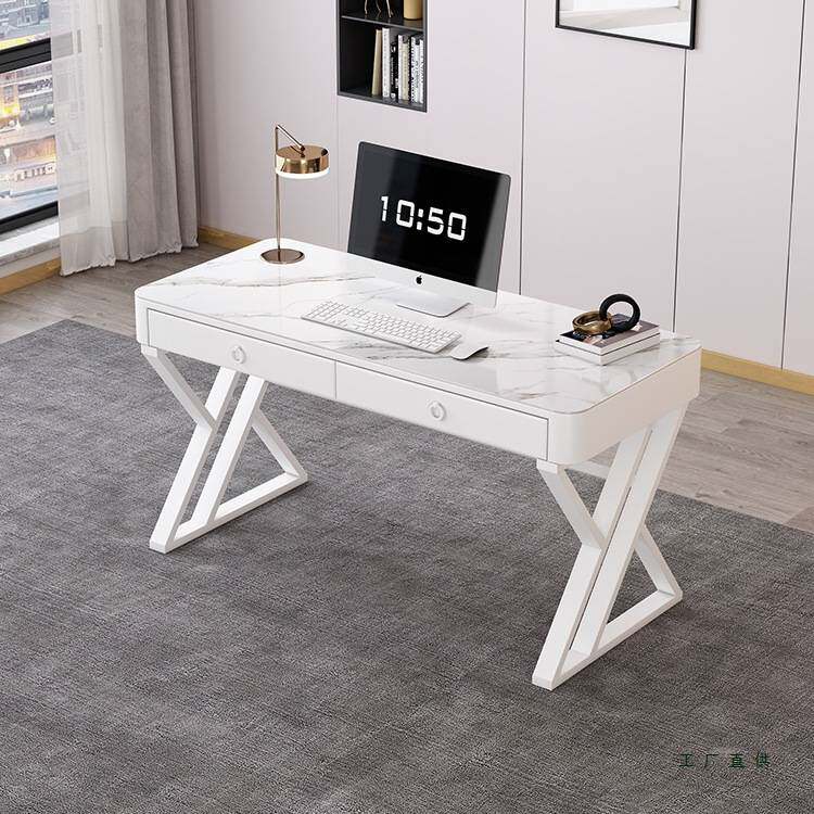 电脑桌小型家用卧室简约风多功能台式大尺寸轻奢感书桌写字台