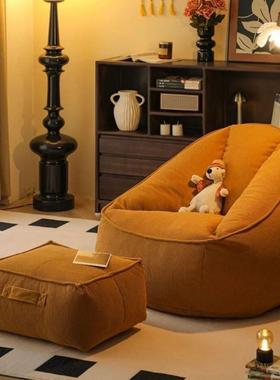 阳台休单人沙可发人沙发可躺睡BDY网红卧室小户型豆袋懒沙发窝闲