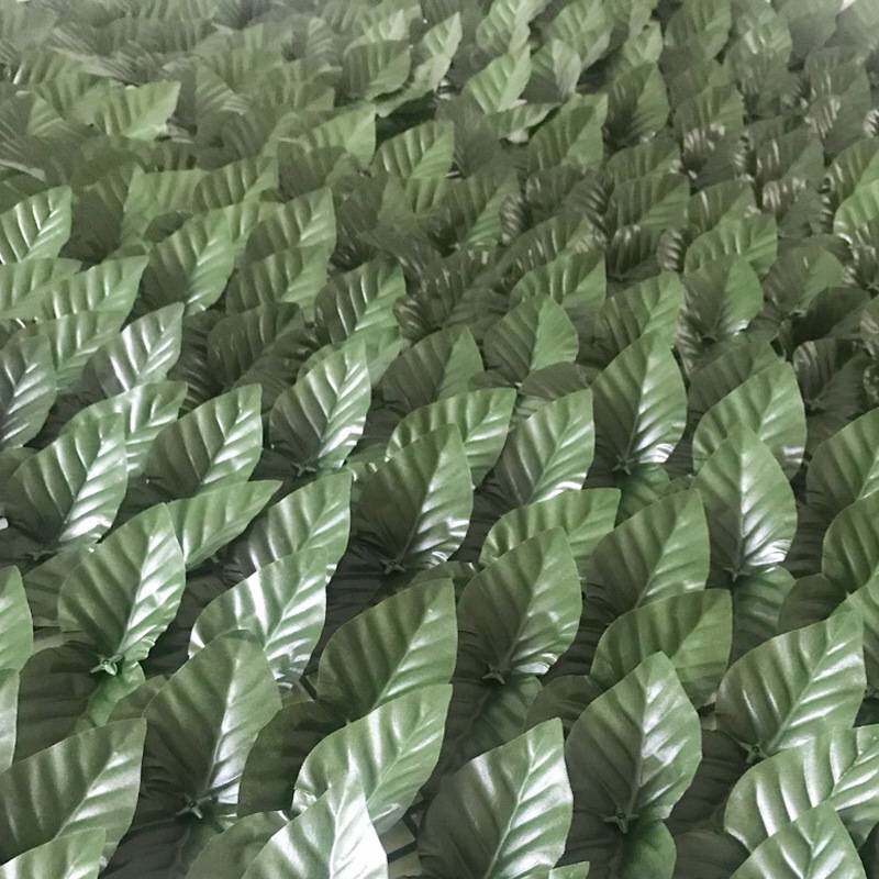 仿真绿植户外栅栏人造绿萝地瓜假篱笆网 叶子装饰花园围挡