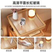 实木床床头柜简约现代型家NTV用卧室边几边桌窄儿童极感小应灯