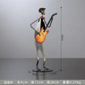 室内装 跨境软工品乐队高摆件现艺代轻奢档酒柜客厅A131 1A1家居装