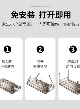 不锈钢可折餐IYU叠方桌户摊外简易家用吃饭桌椅长方桌桌折摆叠桌