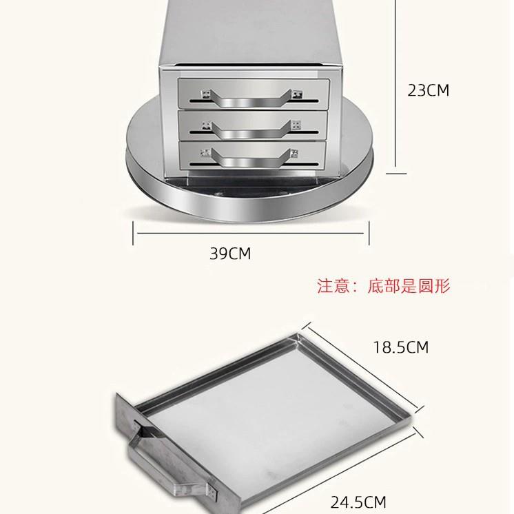 厂家直销粉全钢庭装三格肠粉撑7353格肠炉3层家用粉机家肠粉架三