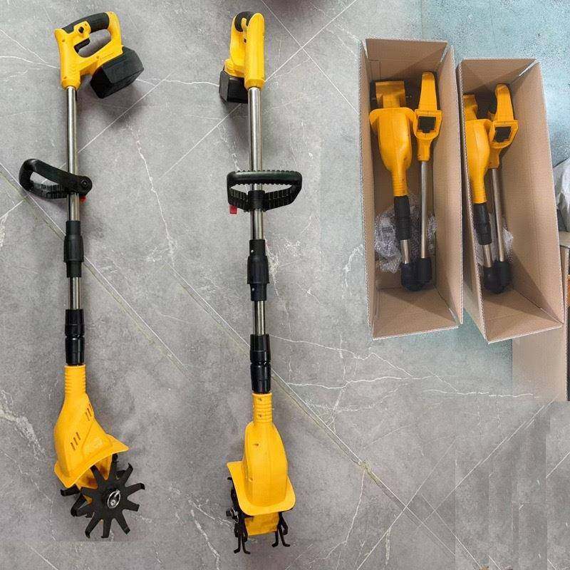 电松土跨境小型农微耕机ZPS旋耕机机除草锂电草动坪修用剪机翻土