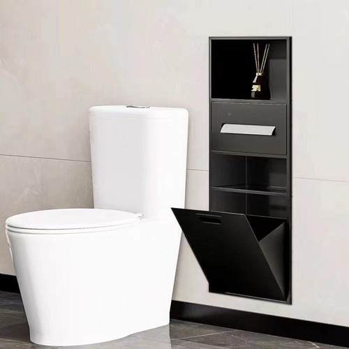 不锈钢壁龛嵌入式304无缝工艺卫间暗厕生所垃圾浴室防锈垒见详情