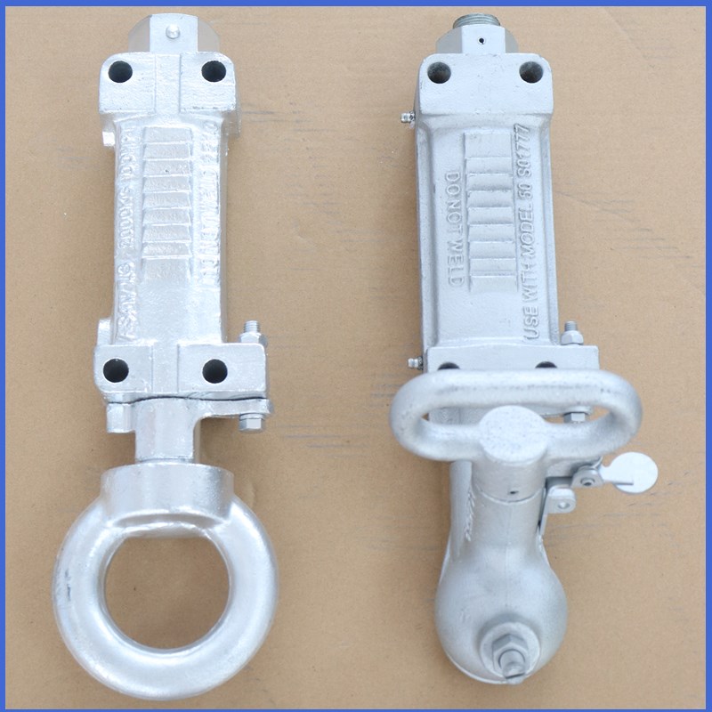 澳式2吨50mm球头缓冲球罩连接器环J形铸造撞击式刹车连接器