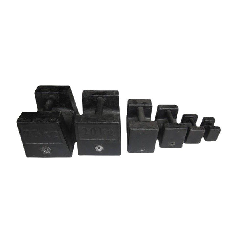 现货供应b5kg-3T等各个规程铸铁材质锁型/板型/异型砝码 铸铁砝码