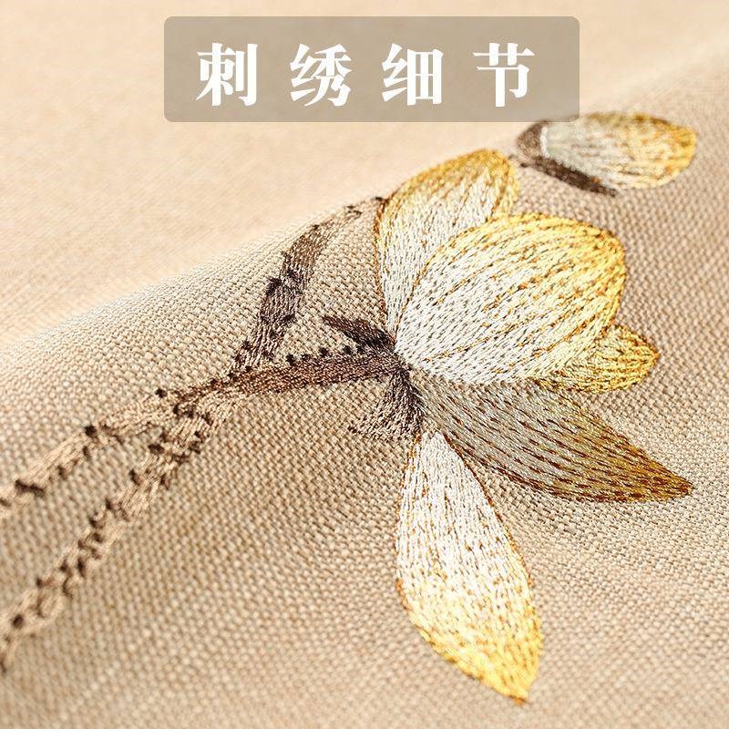 中国风床头靠背垫l含芯大号护腰靠枕腰枕中式抱枕沙发客厅大号靠