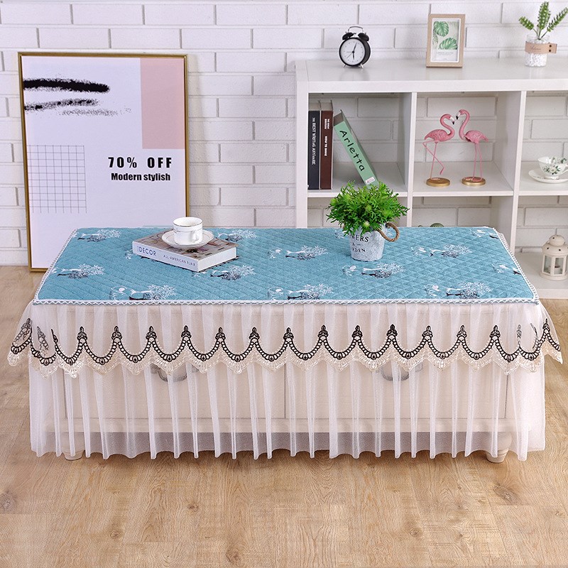 酒店会议桌布台布k长方形商务桌裙办公室长条桌套桌罩展会活动台