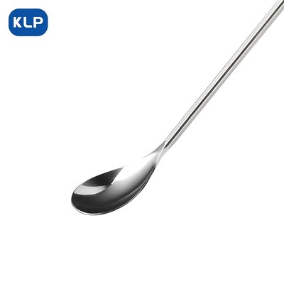 KLP镜系列高素质吧勺34cm酒吧工具调酒搅拌R勺不锈钢高品质叉勺